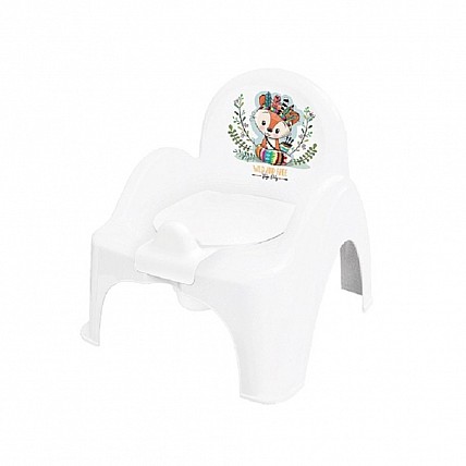 Горщик - стільчик "Дикий Захід: Лисичка" Tega Baby DZ-007-103-LISEK білий