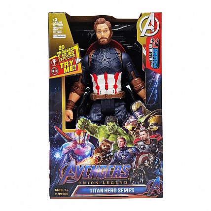 Ігрова фігурка Марвел Bambi 99106 зі світлом і звуком Капітан Америка