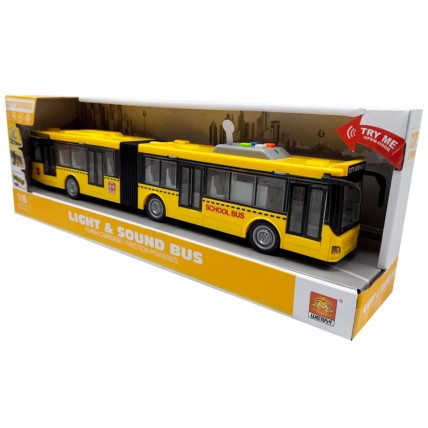 Children's toy bus WY913A, light and sound effects