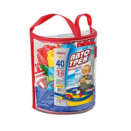 Набір для дітей «Autotrack» 70675, 40 деталей, рюкзак