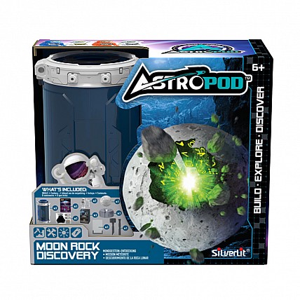 Досліджуйте ігровий пакет Moonstone Mission Astropod Silverlit 80338 з фігуркою