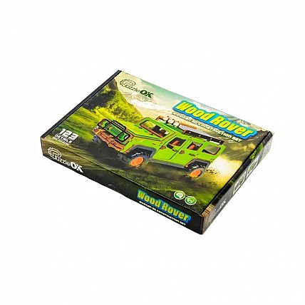 Дерев'яний 3D-конструкторський набір «SUV» Puz-00951, 123 деталі