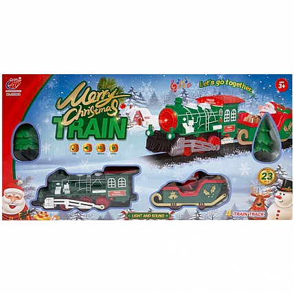 Дитячий ігровий набір "Залізниця" JHX6636-37(Green) фігурки, звук, світло
