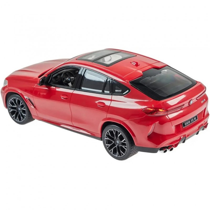 Машинка на радиоуправлении "BMW X6" Rastar 99260 красный, 1:14