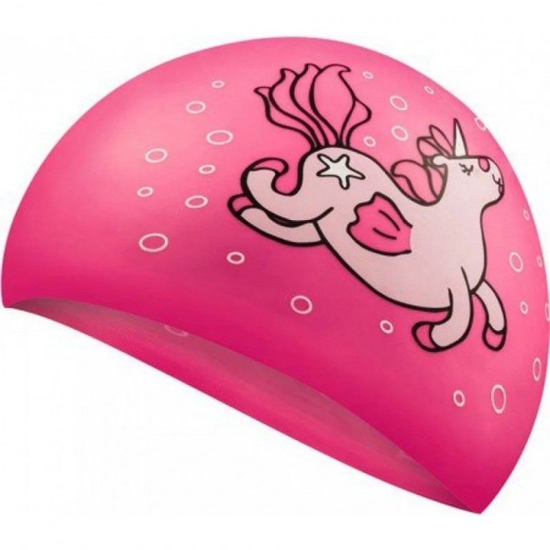 Шапка для плавання "Kiddie Unicorn" 6880 Aqua Speed 142-Unicorn, рожевий, OSFM
