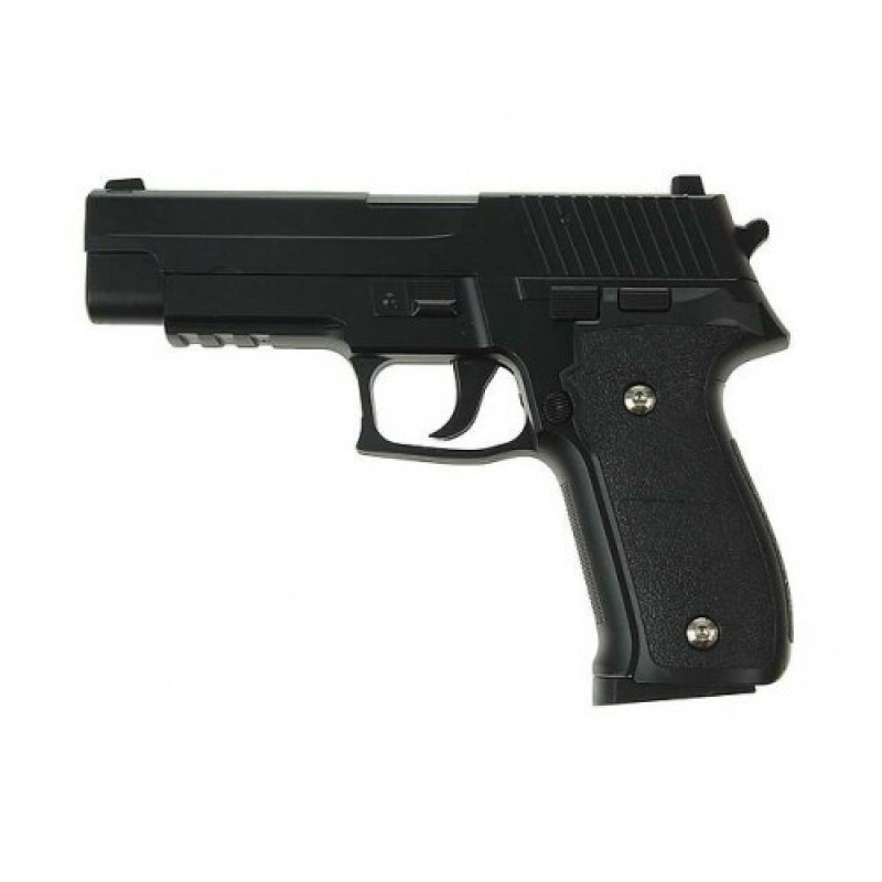 Игрушечный пистолет на пульках "Sig Sauer 226" Galaxy G26 Металл, черный