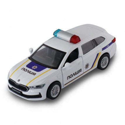 Children's car model "Skoda superb police" TechnoDrive 250947 scale 1:43