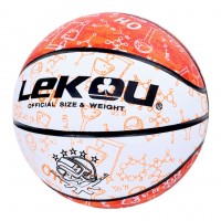 Basketball MS 3805 (помаранчевий) розмір 7, PU, 570-630 грамів, 8 панелей