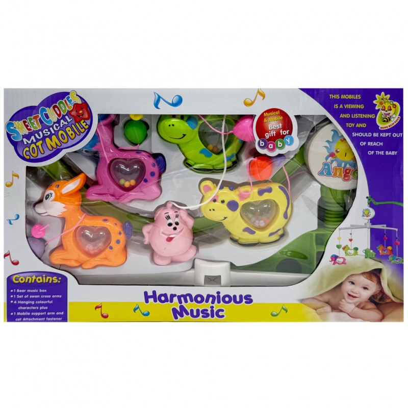 Музыкальный мобиль на кроватку "Harmonious music" M 1245-32A U/R, заводная
