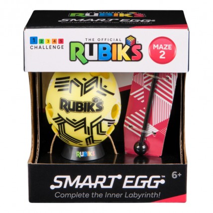 Развивающая Головоломка Смарт-яйцо Rubik's 6071681(Yellow) палочка, подставка