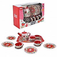 Детский набор посуды Tea set 620-C5 металл, 14 предметов