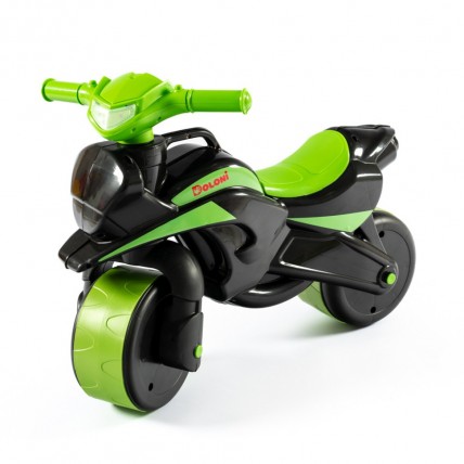 Мотобайк біговел Doloni Toys 0138/590 Чорно-Зелений