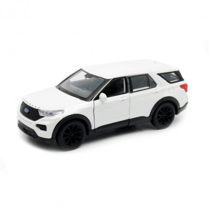 Children's play car model Ford Explorer 2023 TechnoDrive 250392-2 pearlescent white
