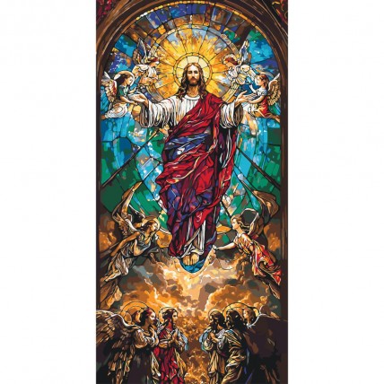 Малюнок за номерами «Jesus» LW5111, 40x80 см