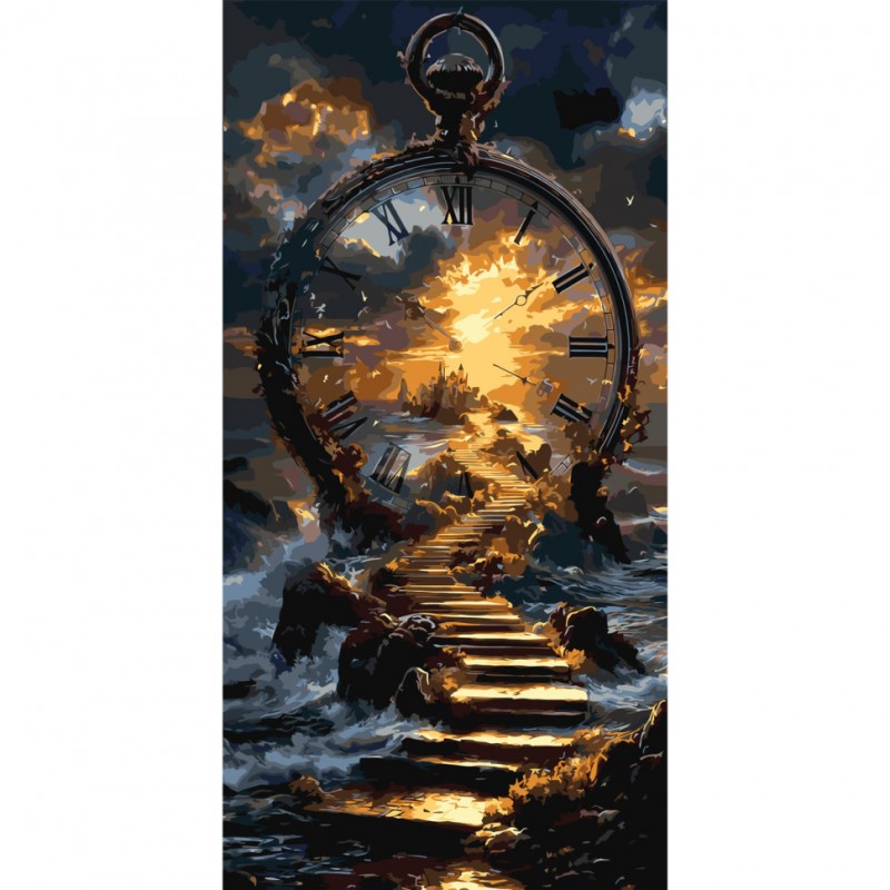 Малюнок за номерами «Шлях у захід сонця» LW5187, 40x80 см