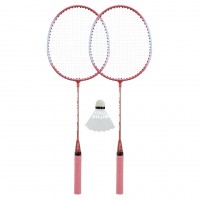 Набор для игры Бадминтон BD23556(Pink) 2 ракетки, волан, чехол