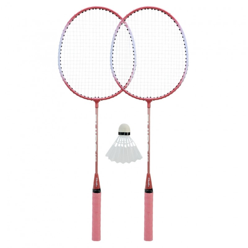 Набор для игры Бадминтон BD23556(Pink) 2 ракетки, волан, чехол