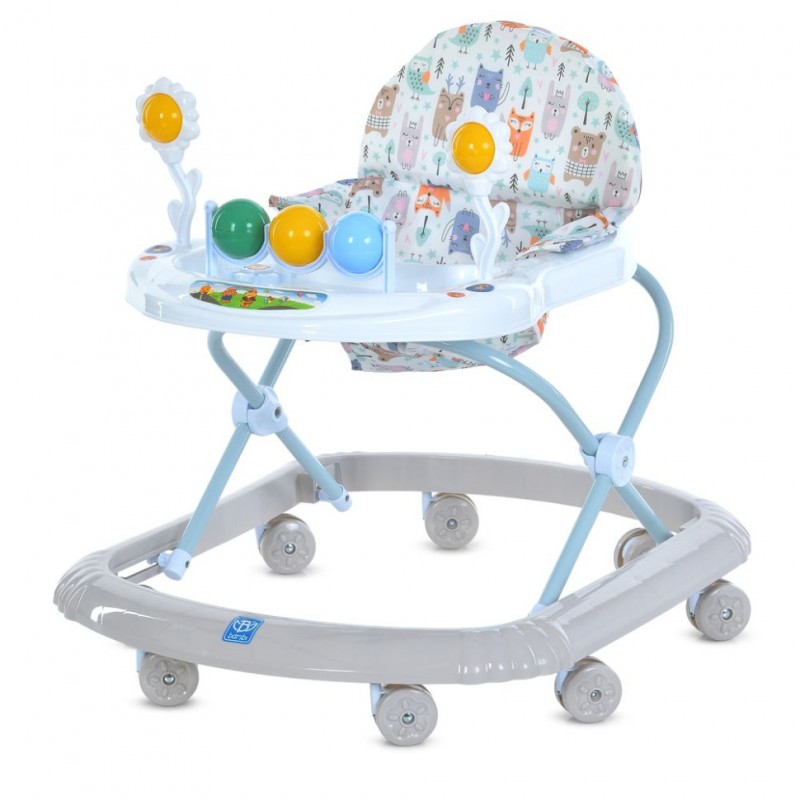 Детские Ходунки M 5033-1(Grey) с музыкой, колеса 8 шт