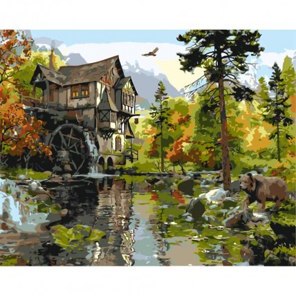 Картина за номерами «Лісова казка» LW30340, 40×50 см