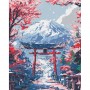 Алмазна мозаїка «Fuji in Sakura» OD3456, 40x50 см