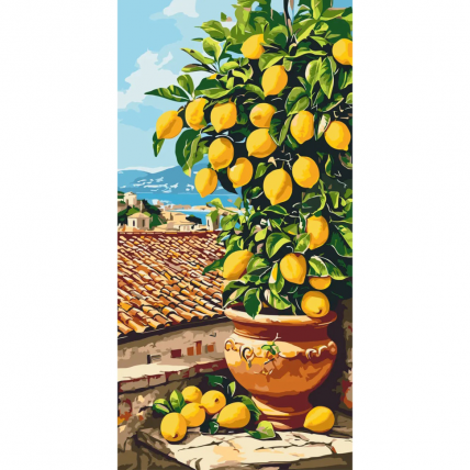 Картина "Цитрусове дерево (лимон)" LW5116, 40х80 см