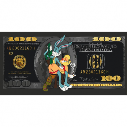 Малювання за номерами «Bucks and Lola Bunny» LW5123 металевими фарбами розміром 40x80 см