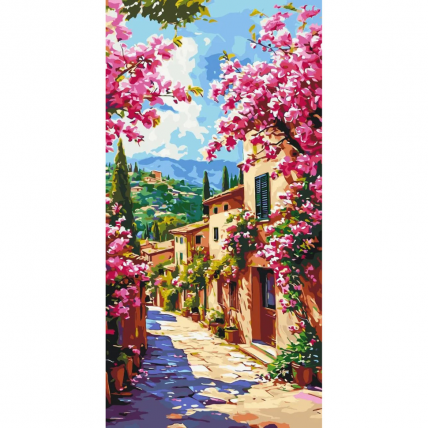 Картина за номерами «Блумінг-стріт Тоскани» LW5135, 40x80 см