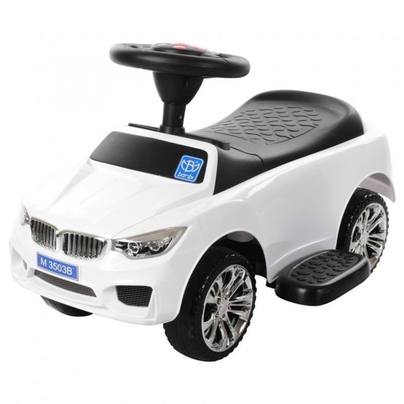 Дитяча каталка Tolocar M 3503B-1 White, з батьківською ручкою