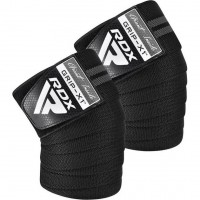 Наколінники KR11 GYM Knee Wrap RDX Inc Limited WAH-KR11BG, Black/Grey