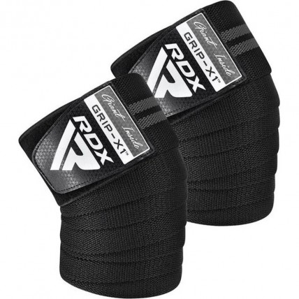 Наколінники KR11 GYM Knee Wrap RDX Inc Limited WAH-KR11BG, Black/Grey