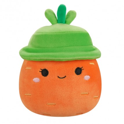 Дитяча м'яка іграшка Морквина Кароліна у капелюсі Squishmallows SQER01214, 19 см
