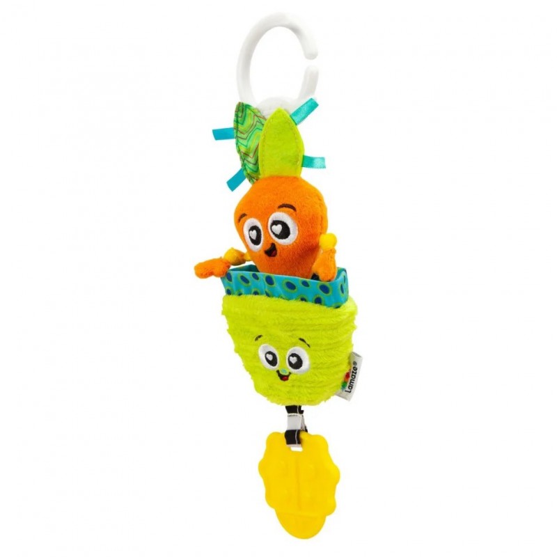 Мягкая игрушка-подвеска Морковка Lamaze L27381 с прорезывателем Мягкая игрушка-подвеска Морковка Lamaze L27381 с прорезывателем