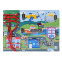 Дерев'яна іграшка Бізіборд MD 0146-2 ігрове поле 30×22,5 см