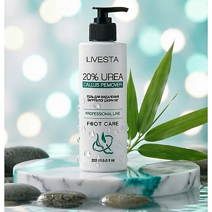 LIVESTA Keratolytic foot gel against corns and rough skin, 200 ml