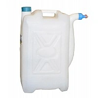 Plastic food canister Litolan, 30l with spout