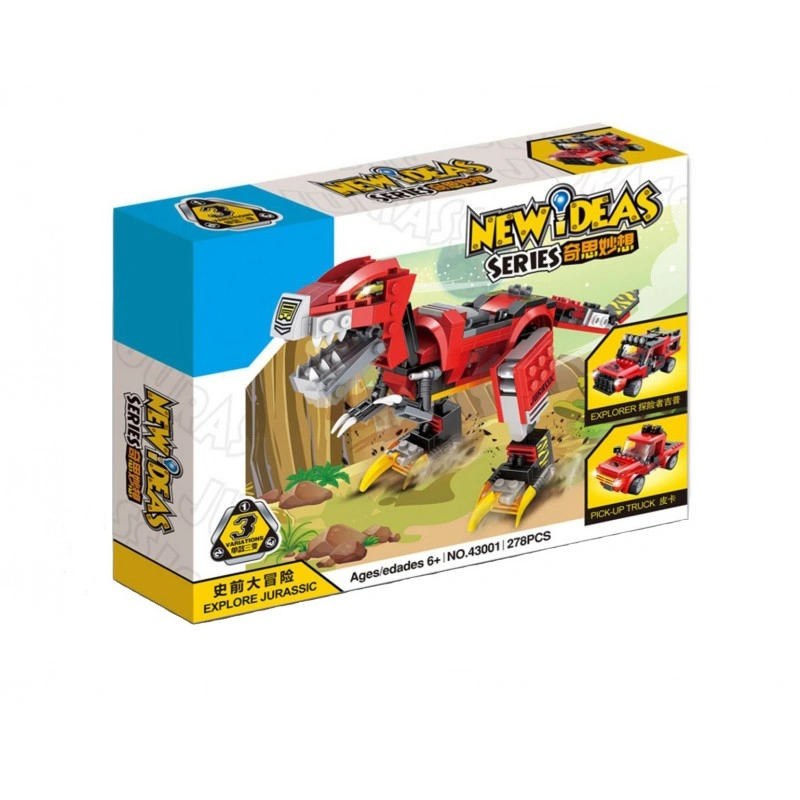 Конструктор Rex Dragon 3 в 1, трансформер, Jiejie 278 дит.