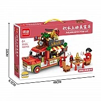 Конструктор Вантажівка "Кав'ярня", Mingdi 490 деталей