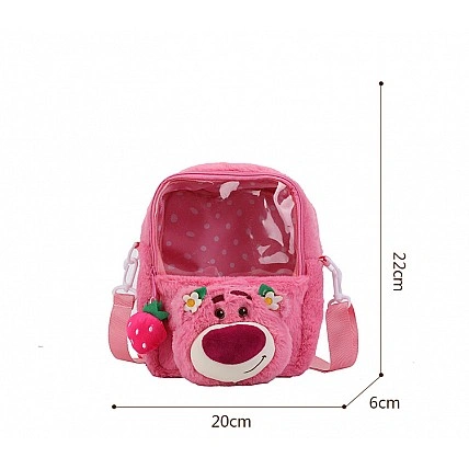 Сумка-месенджер для дівчаток/дівчат у стилі Ins. Ведмідь