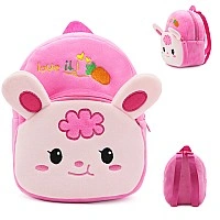 Children's plush backpack. Bunny (CH1040)