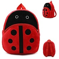 Children's plush backpack. Ladybug (CH1049)