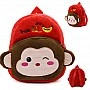 Children's plush backpack. Monkey (CH1050)