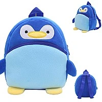 Children's plush backpack. Penguin (CH1052)
