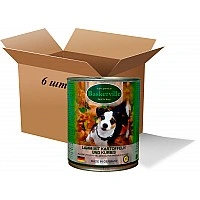 Вологий корм для собак Askerville ягня з картоплею та гарбузом, 400 г (упаковка 6 штук)