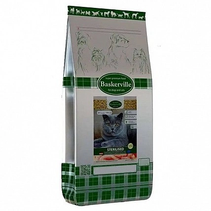 Сухий корм для стерилізованих кішок Baskerville Sterilised Katze, 7,5 кг