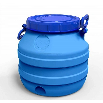 Бідон для води пластиковий харчовий 35 л Litolan (двошаровий)