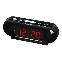 Mains clock VST-716-1 red, 220V