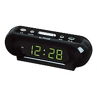 Mains clock VST-716-2 green, 220V