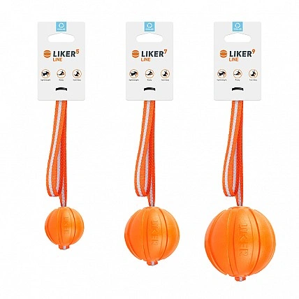 Мячик ЛАЙКЕР9 Лайн, диаметр 9 см