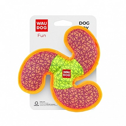 Игрушка для собак WAUDOG Fun,"Пропеллер", Ш 21 см, Дл 21см розовый