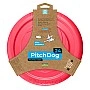Игровая тарелка для апортировки PitchDog, диаметр 24 см розовый